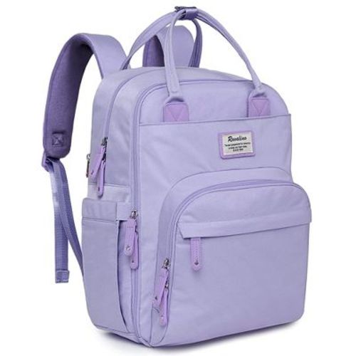 Ruvalino Large Diaper Bag Backpack, Multifunction Travel Maternity Baby Changing Bags, Taro Purple