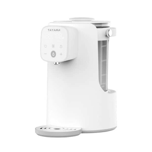 8.5-Cup White Smart Digital Glass Hot Water Dispenser with Removable Jug