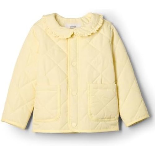 Amazon Essentials x Sofia Grainge Toddlers and Baby Girls' Midweight Field Jacket with Ruffle