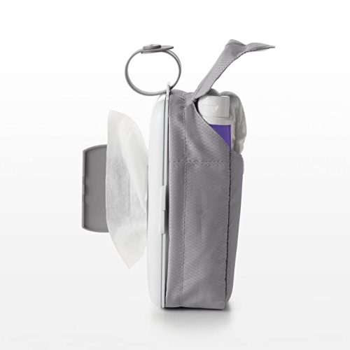 OXO Tot On-The-Go Wipes Dispenser with Diaper Pouch, Gray