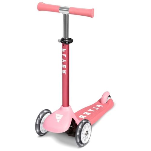 Radio Flyer Kids Toddler Scooter Flyer Glider Jr. with Light Up Wheels, Pink, Radio Flyer Ride On Toys for Kids 2-5 Years Old for Outdoor Riding