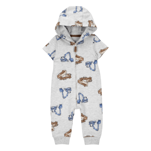 Baby Construction Hooded Jumpsuit - Carter's | Carter's
