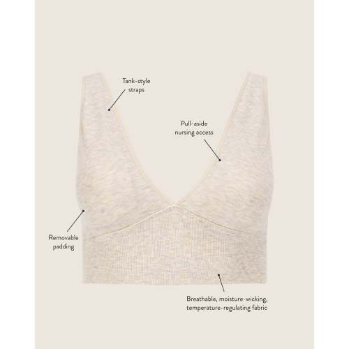 Sublime® Bamboo Maternity & Nursing Plunge Bra