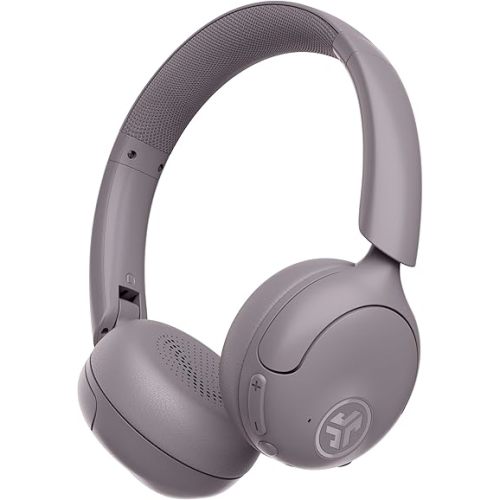 JLab Go Lux Noise-Cancelling Wireless Headphones, Hybrid Active Noise Cancelling, Be Aware Mode, Cloud Foam Comfort, Multipoint Connection