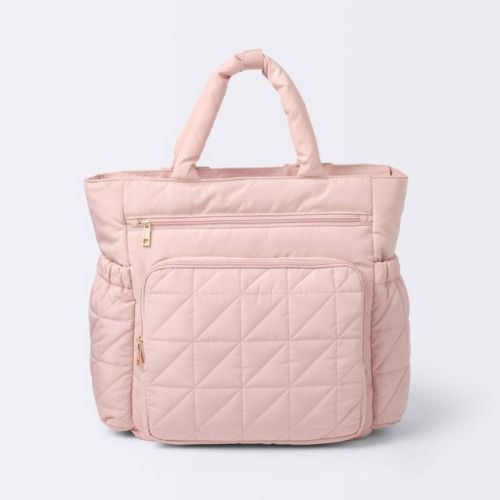 Quilted Diaper Backpack Tote - Cloud Island™