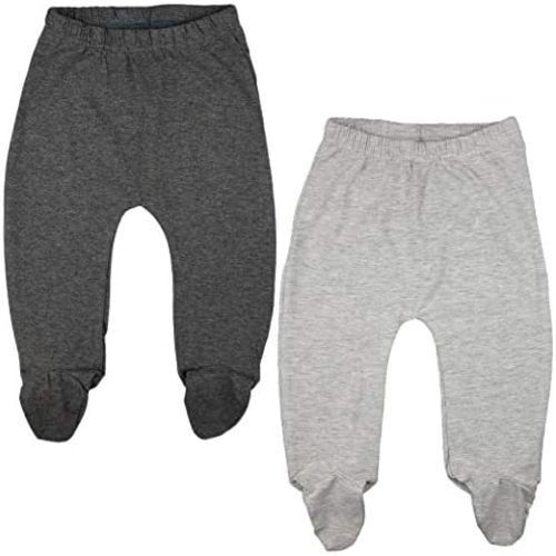 123 Bear Baby Soft Cotton Spandex Pants with Feet