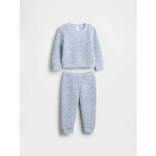 6-12M - Gap - Baby Marled Sweater Outfit Set