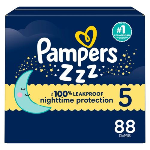 Pampers Swaddlers Overnight Diapers - Size 5 - 88ct