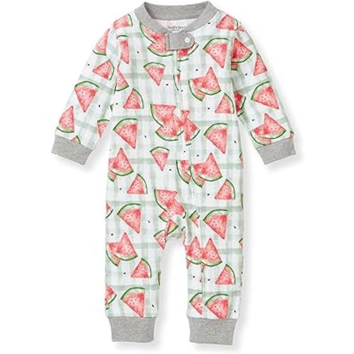 Burt's Bees Baby Baby Girls' Sleep and Play Pajamas zipped jumpsuit