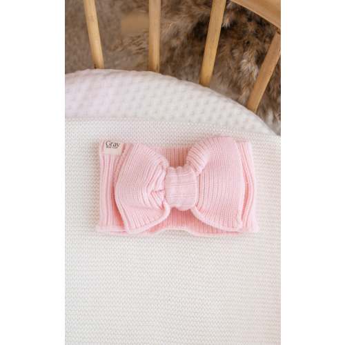 Knitted Head Bow | Soft Pink – TheGrayBearCompany