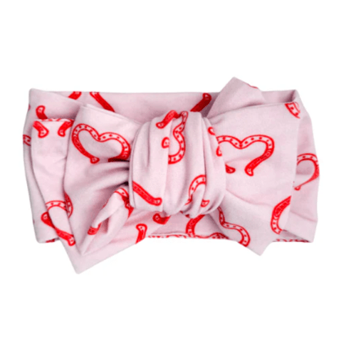 Oversized Topknot | Western Red Hearts