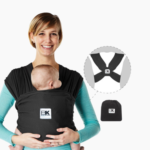 Baby K'tan Breeze Baby Wrap Carrier - Black, X-Small