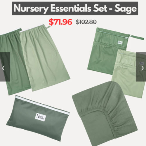 Nursery Essentials Set - Sage