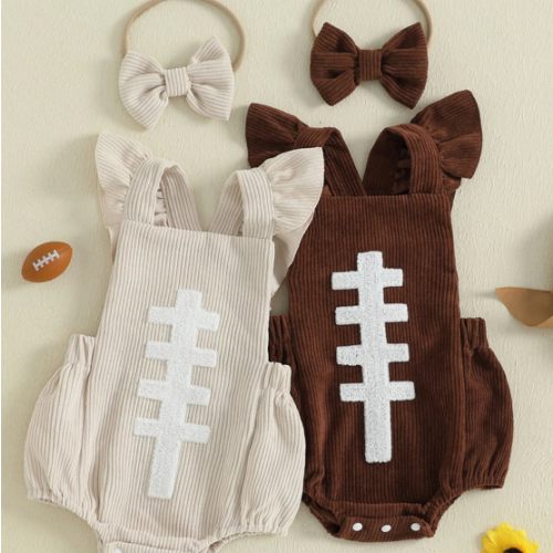 The Football Romper by Little Champ Co.