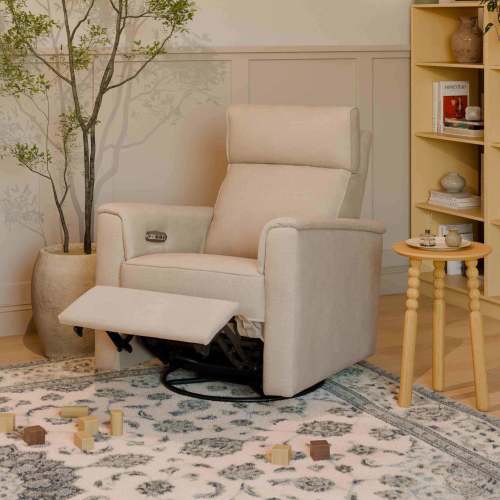 Monogram by Namesake Willa Plus Power Glider Recliner w/ Power Headrest