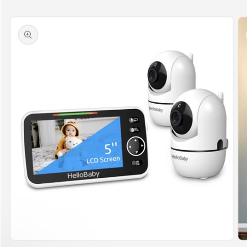 HelloBaby HB6550-2 Baby Monitor with two cameras