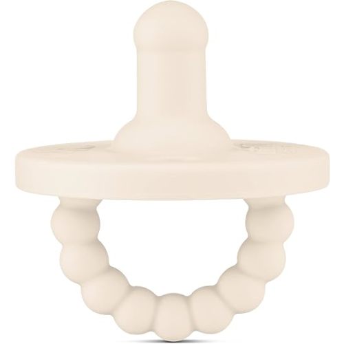 Ryan & Rose Cutie PAT Pacifier Teether (Stage 1, Ivory)