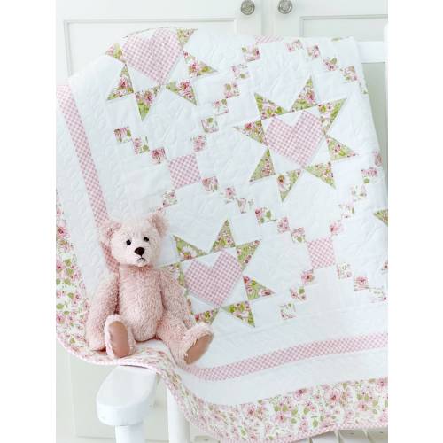 Baby Quilt Patterns PDF Easy Quilting Patterns Heart Quilt Pattern Loving Wishes Quilt Pattern