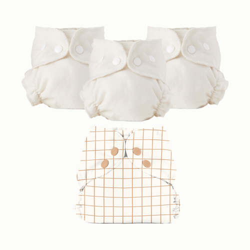Organic Cloth Diaper Bundle Starter – Esembly Size 2