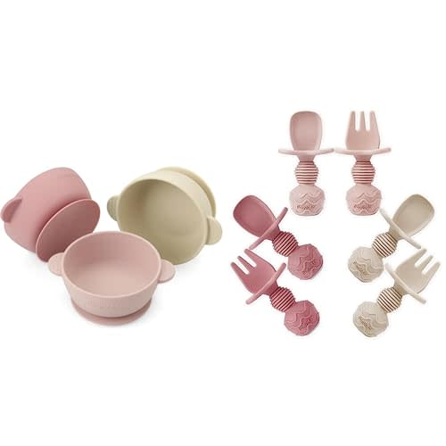 PandaEar Baby Bowls & Baby Spoons and Fork