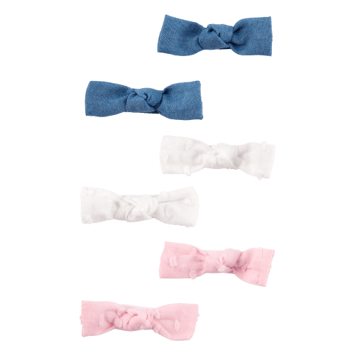 Baby 6-Pack Bow Hair Clips - OshKosh | Carter's