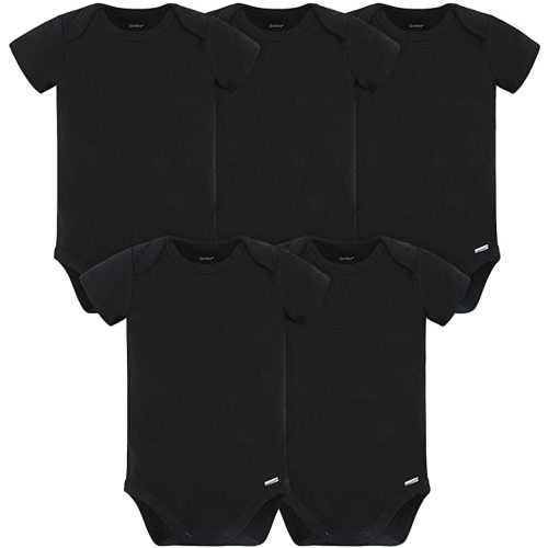 Gerber unisex-baby 5 Pack Onesies Multi-packs Bundle Interlock 180 Gsm