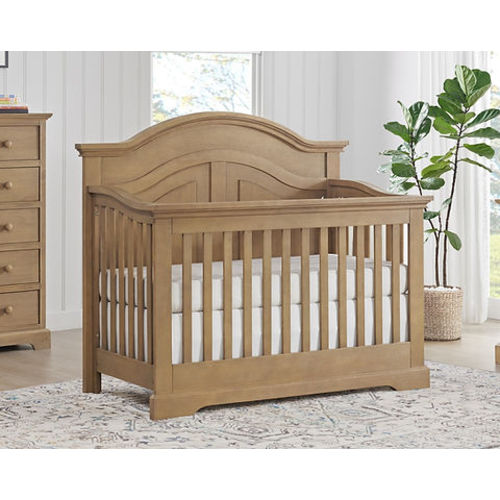 Curved Panel Crib Weathered Sand