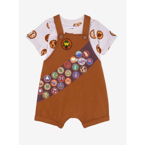 Disney Pixar Up Russell Wilderness Explorer Infant Overall Set -- BoxLunch Exclusive | BoxLunch