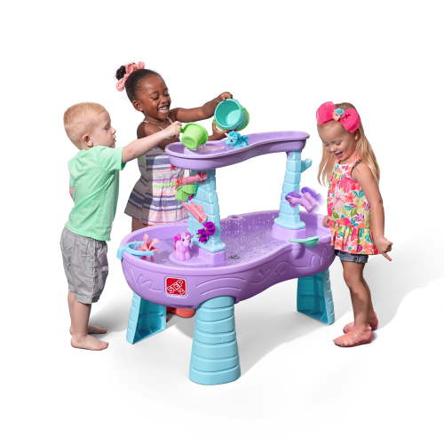 Step2 Unicorn Utopia Water Table with Rain Shower Effect for Kids