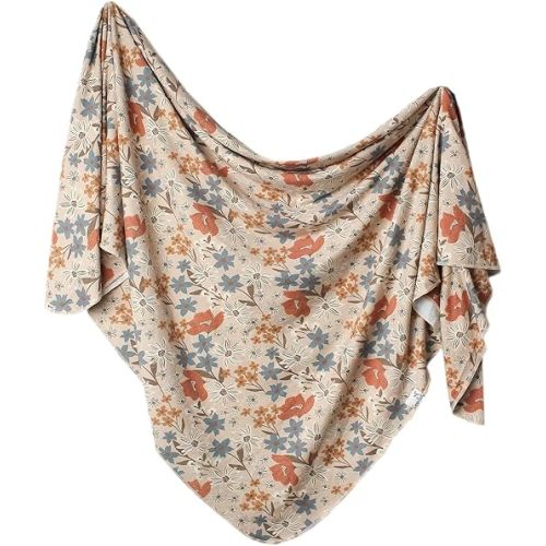 Copper Pearl Baby Swaddle Blanket - Premium Knit Baby Blanket, Large Soft Stretchy Receiving Blankets for Baby Boy and Girl, Swaddles for Newborn, Infant, and Toddler (Eden)