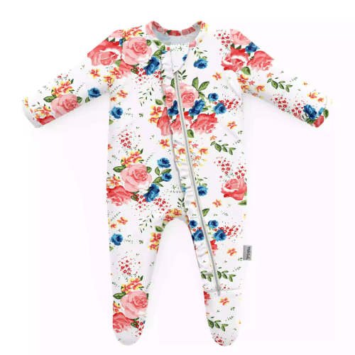 Softest Baby Pajamas- French Floral – Milk Snob