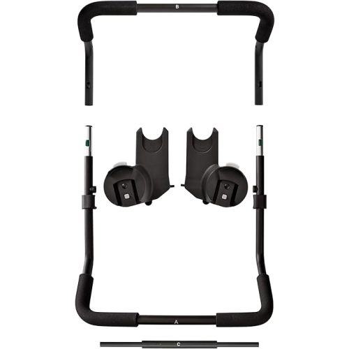 Use with certain Chicco and Peg Perego infant car seats; find a full compatibility chart on the Baby Jogger website