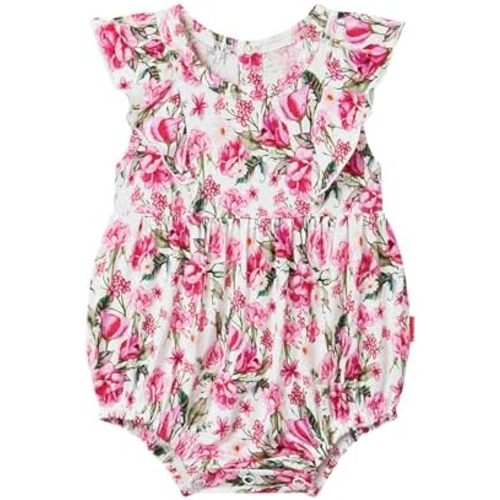 Bamboo Viscose Baby Romper Infant Girl Ruffle Sleeveless Newborn Baby Girl Bodysuit