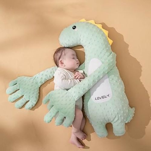 Baby Patting Sleep Toy, Baby Startle Prevention Sleep Aid Companion, Three Gear Adjustable Startle Prevention Sleep Aid Companion, Toddler Pat Pillow Patting Sleep Toy (Green)