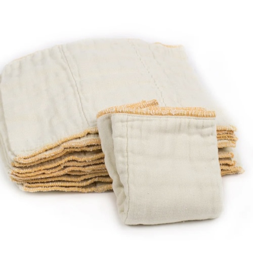 Cloth-eez Prefold Diapers - Organic Natural Unbleached
