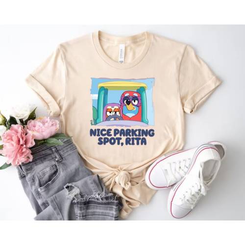 Nice Parking Spot Rita Shirt Collection, Mother Sweater Collection, Mom Gift Shirt Collection, Bluey Sweatshirt Collection, Cartoon Shirt