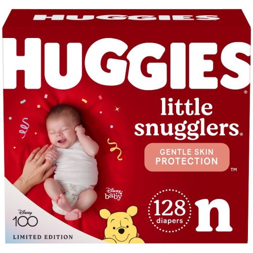 Huggies Little Snugglers Baby Diapers – (Select Size and Count), Size: Newborn