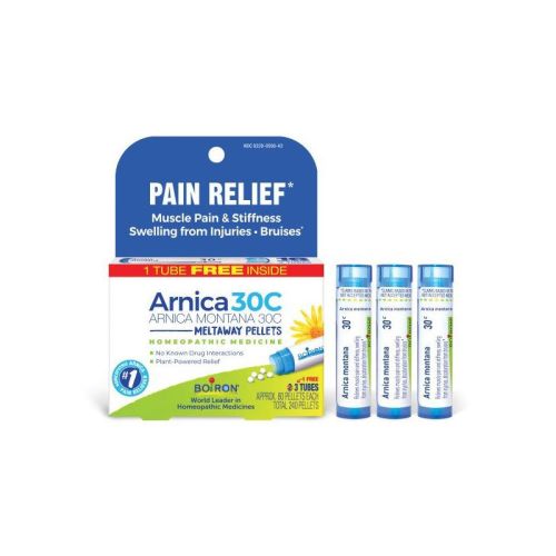 Arnica Montana 30C 3 MDT by Boiron Homeopathic Medicine For Pain Relief - 240 Pellets