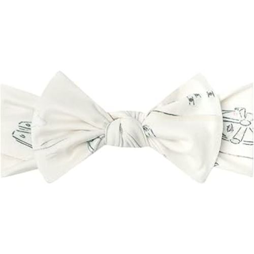 Baby Stretchy Soft Knit Headband Bow "Tatooine™" by Copper Pearl