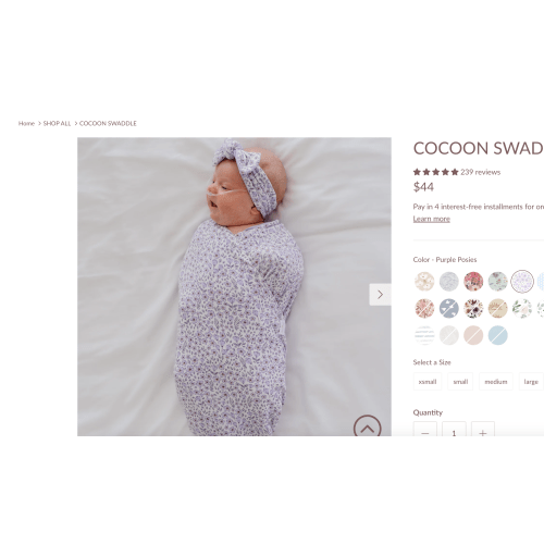 Cocoon Swaddles for Newborn - Shop Swaddles | Mama Coco