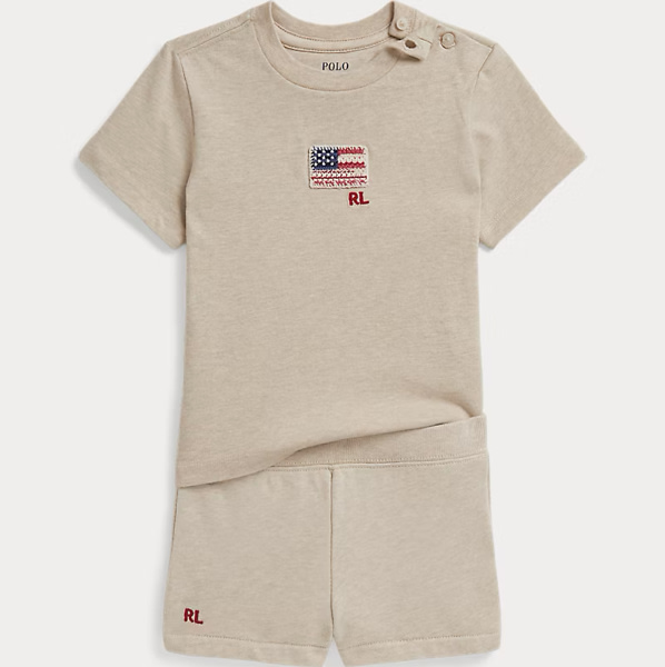 Flag Jersey Tee & French Terry Short