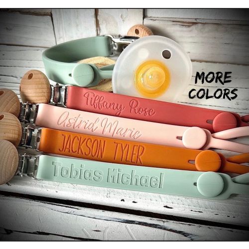 Pacifier Clip Pacifier Holder Binky Clip Binky Holder Personalized Pacifier Holder Personalized Baby GIft