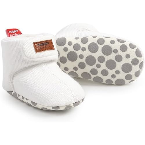 Ohwawadi Infant Baby Slippers Girls Boys Booties Warm Baby Socks Shoes Newborn Crib Shoes Baby Footwear Prewalkers