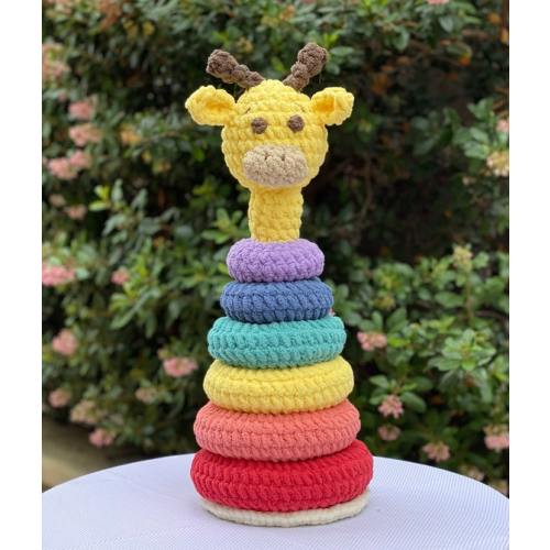 Crochet Animal Themed Ring Stacker Ring Toy - Etsy