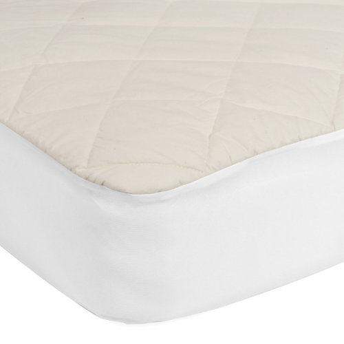 Sealy Baby Quilted Waterproof Fitted Baby Crib Mattress Protector Crib Mattress Pad Topper for Crib Mattresses and Toddler Beds,, Breathable Organic Cotton Top, Machine Washable and Dryer Friendly, 52" x 28" & Reviews | Wayfair