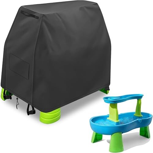 Kids Water Table Cover for Step2 Rain Showers Water Table Accessories, Outdoor Toys Waterproof Sunshade Dust Cover for Toddlers 1-3 Outdside Step 2 Watertable Toys for Kids Ages 3-5