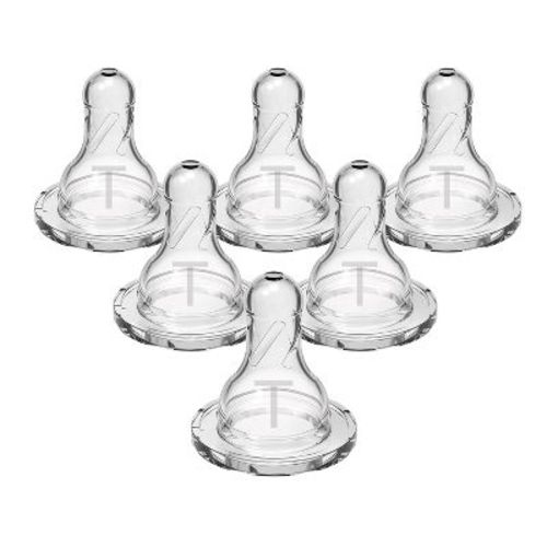 Dr. Brown's Natural Flow Baby Bottle Narrow Nipple -transition Level T - 6pk
