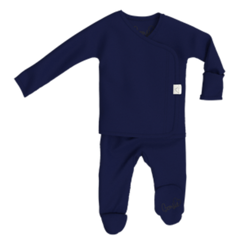 Footie - Midnight Blue – Bonsie Skin to Skin Babywear
