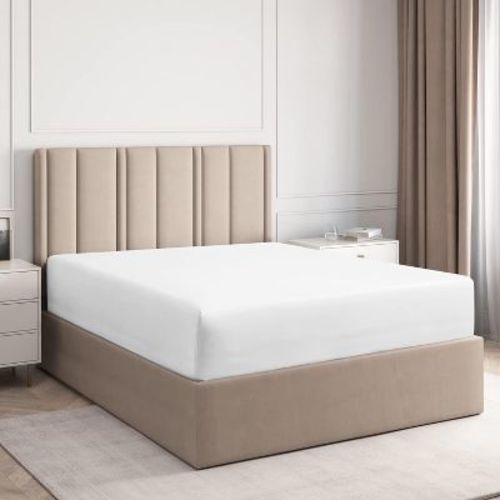 Cgk Linens Premium Fitted Sheet Ultra Soft & Breathable - Deep Pocket For 8"-16" Mattresses In Light Grey, Size Twin