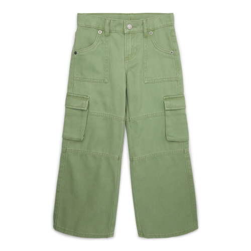 Wonder Nation Tween Girls Denim Cargo Pants, Sizes 5-18